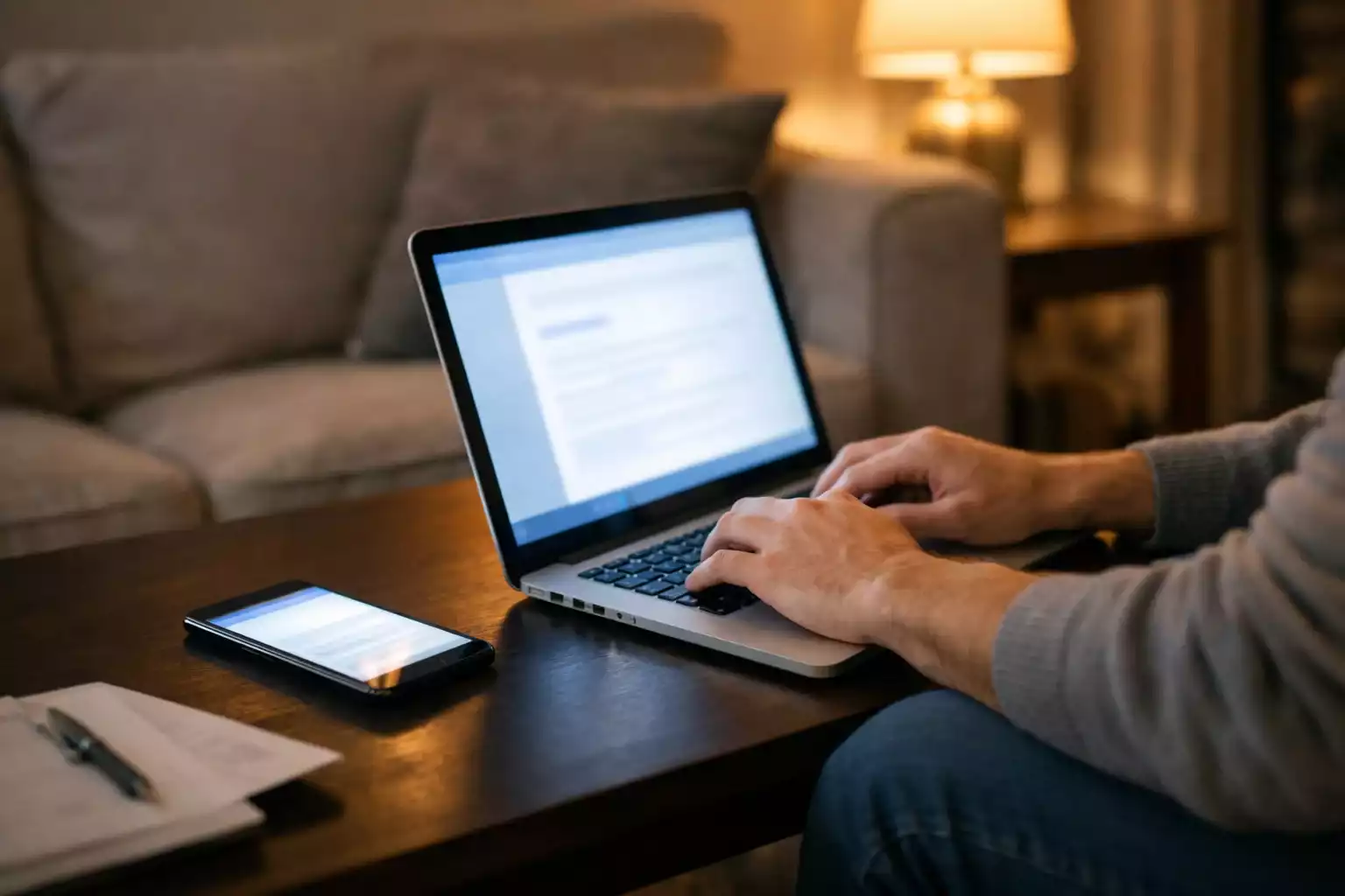 Wedder vergelijkt odds op laptop met smartphone ernaast